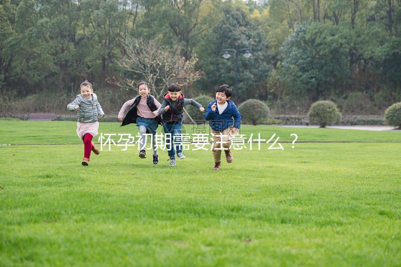 懷孕初期需要注意什么？