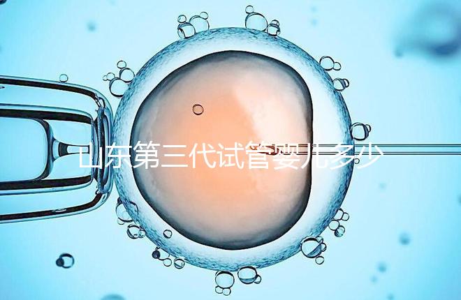 山東第三代試管嬰兒多少錢?2025最新收費(fèi)明細(xì)曝光
