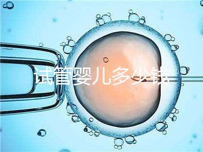 試管嬰兒多少錢(qián)