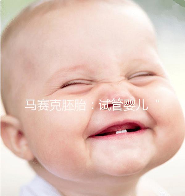 馬賽克胚胎：試管嬰兒“怪味豆”，不移植誰(shuí)也不知道是好是壞