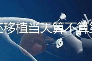 鮮胚移植當天算不算第一天？移植后這些注意事項要了解